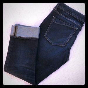 Express Stella Regular Fit Low Rise Crop Jeans